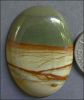 PICTURE JASPER CABOCHON (Idaho-Oregon, U.S.A.) � 22 X 30 MM.